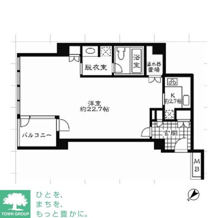 ストーリア赤坂の物件間取画像